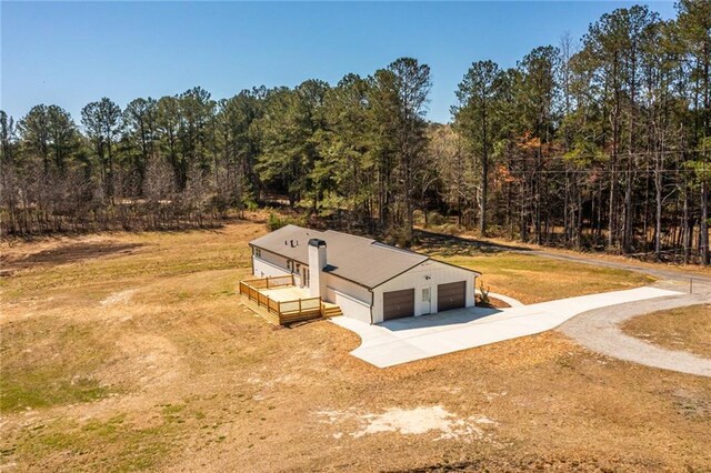 96 Sam Alexander Rd, Douglasville, GA 30134 - aerial view featuring a view of trees