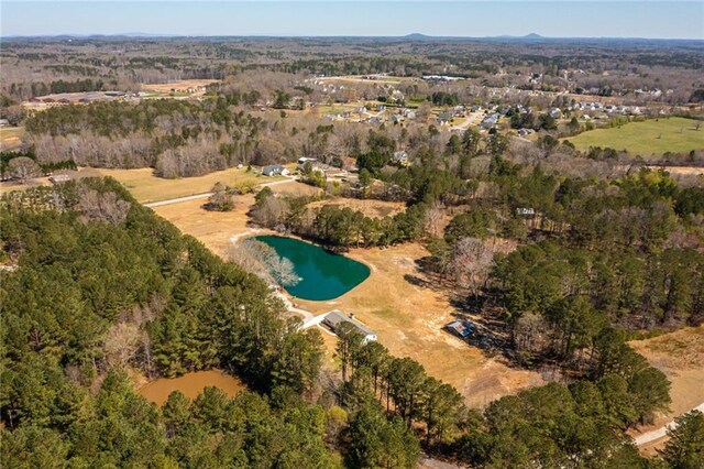96 Sam Alexander Rd, Douglasville, GA 30134 - birds eye view of property featuring a water view