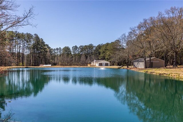 96 Sam Alexander Rd, Douglasville, GA 30134 - view of water feature with a forest view