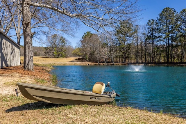 96 Sam Alexander Rd, Douglasville, GA 30134 - view of dock featuring a water view