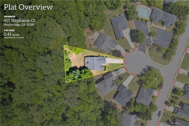 view of property location featuring property boundaries highlighted