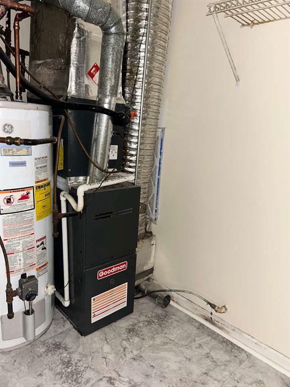 utilities with gas water heater