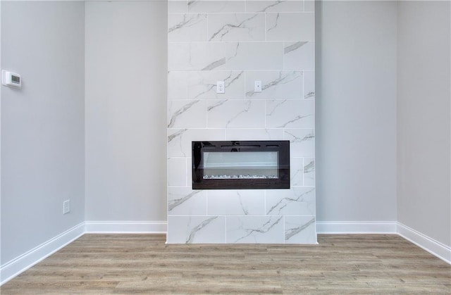 115 Greenview Ct, Homer, GA 30547 - detailed view of a fireplace and wood finished floors
