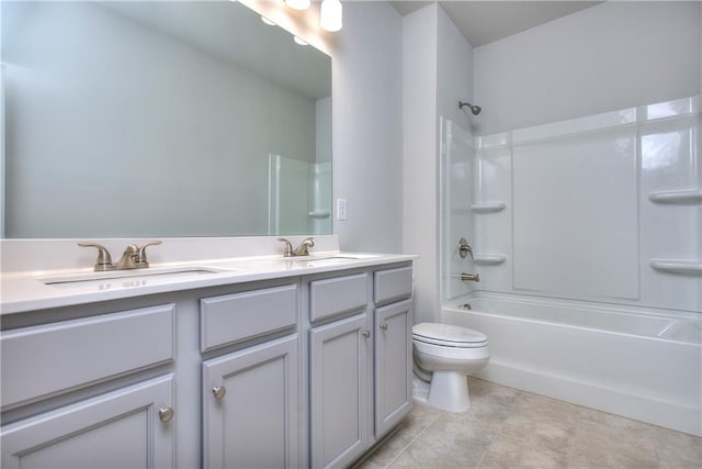 115 Greenview Ct, Homer, GA 30547 - full bathroom featuring double vanity and bathtub / shower combination