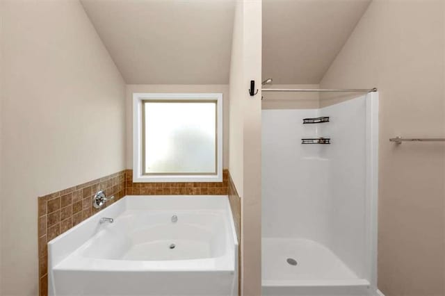 2375 Walker Dr, Hampton, GA 30228 - bathroom with a garden tub and walk in shower