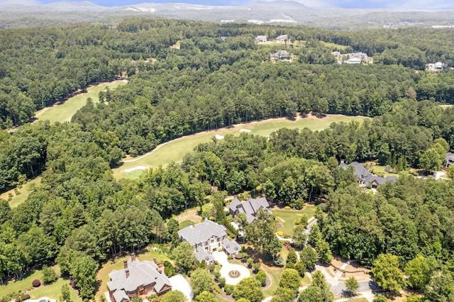 4317 Oglethorpe Loop NW, Acworth, GA 30101 - bird's eye view of a heavily wooded area and a golf course