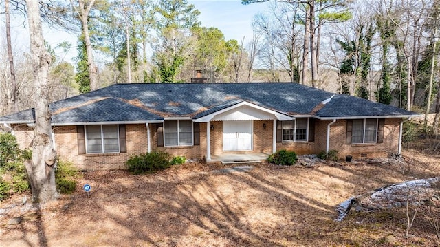 view of ranch-style home