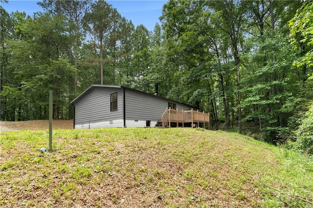 1010 Martin Ln, Canton, GA 30114 - view of outbuilding with a view of trees