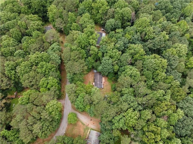 1010 Martin Ln, Canton, GA 30114 - aerial view of property and surrounding area with a heavily wooded area