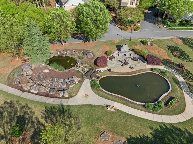 aerial view of property and surrounding area