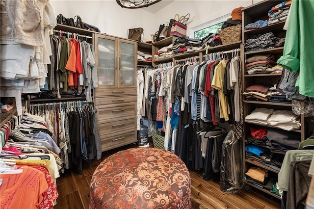221 Brooke Dr, Alpharetta, GA 30009 - spacious closet featuring wood finished floors