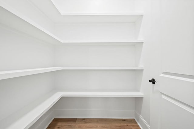 view of storage area