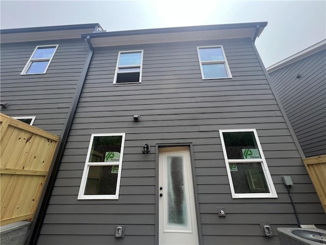1714 Gunnin Trce NW, Atlanta, GA 30318 - rear view of property featuring central air condition unit
