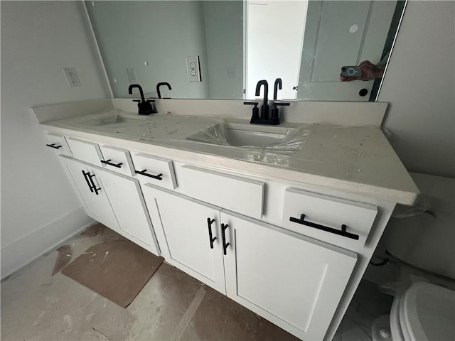 1714 Gunnin Trce NW, Atlanta, GA 30318 - bathroom featuring double vanity and baseboards
