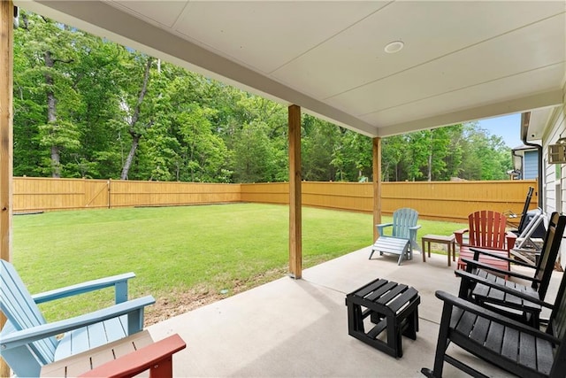 view of patio