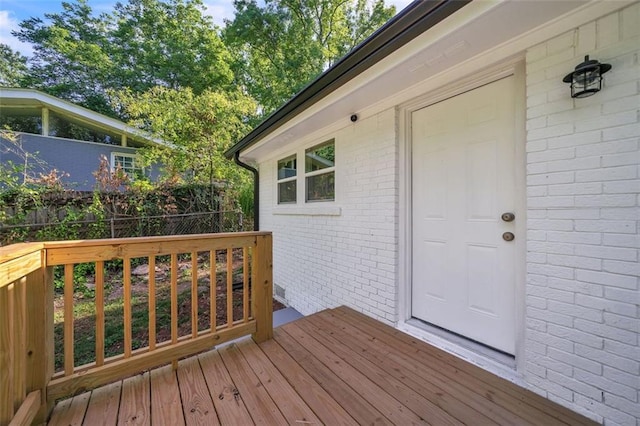 1893 Burning Tree Dr, Decatur, GA 30032 - wooden deck featuring fence