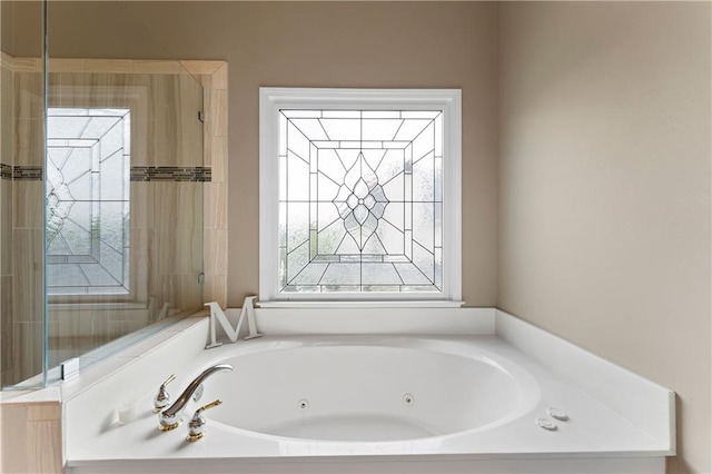 1254 Hadaway Garden Dr NW, Kennesaw, GA 30152 - bathroom featuring healthy amount of natural light and a whirlpool tub