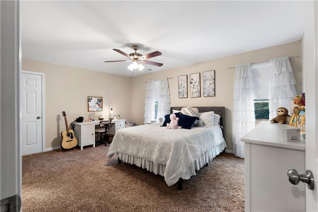 1254 Hadaway Garden Dr NW, Kennesaw, GA 30152 - bedroom featuring carpet floors and a ceiling fan