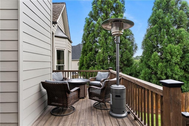 1254 Hadaway Garden Dr NW, Kennesaw, GA 30152 - view of wooden terrace