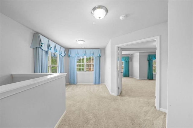 6535 Crosscreek Ln, Flowery Branch, GA 30542 - hallway featuring carpet floors and baseboards