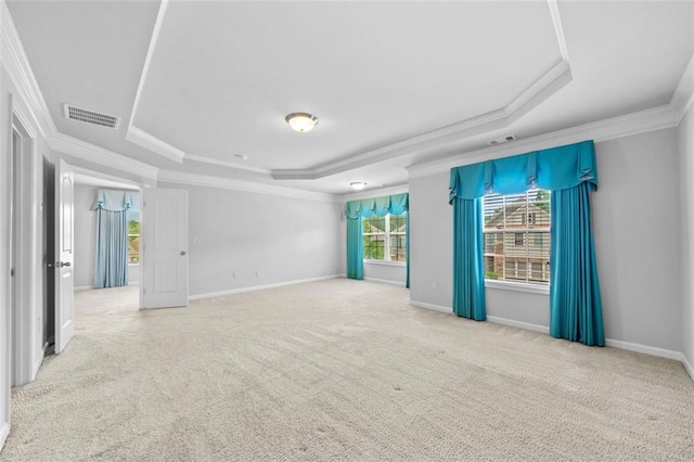 6535 Crosscreek Ln, Flowery Branch, GA 30542 - carpeted spare room with a raised ceiling and ornamental molding