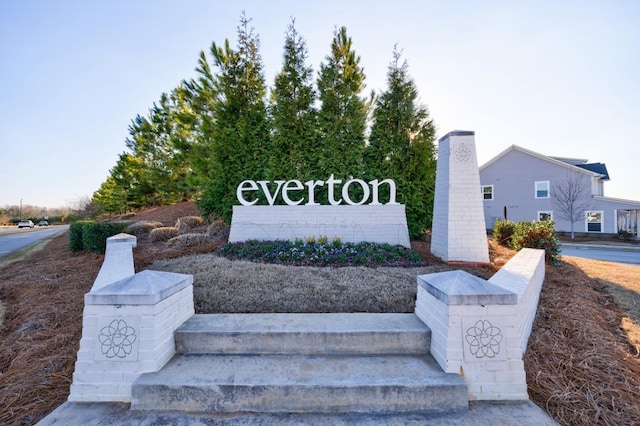 view of community / neighborhood sign