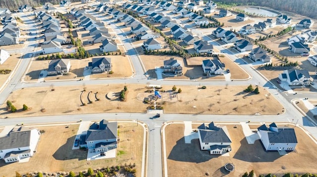 bird's eye view featuring a residential view