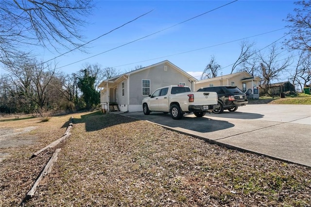 view of side of home