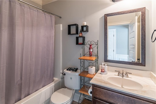 2183 Trinity Grove Ct, Dacula, GA 30019 - full bathroom with vanity and shower / bath combination with curtain