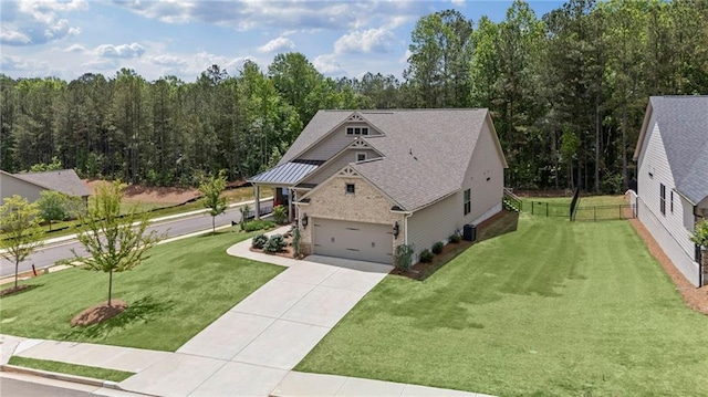 view of subject property