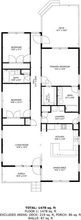 747 Dill Ave SW, Atlanta, GA 30310 - room layout