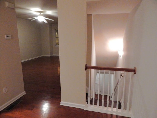 2199 Landing Walk Dr, Duluth, GA 30097 - hall with wood finished floors and baseboards
