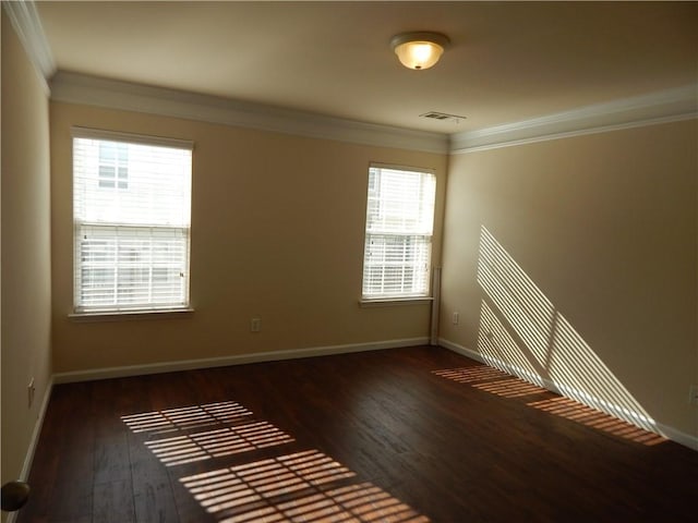 2199 Landing Walk Dr, Duluth, GA 30097 - spare room with ornamental molding and wood finished floors