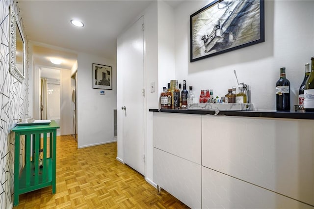 130 26th St NW Unit 701, Atlanta, GA 30309 - hallway featuring recessed lighting and baseboards