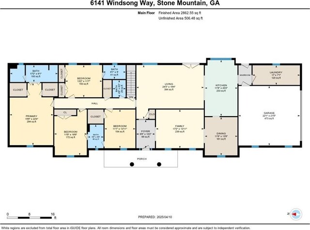 6141 Windsong Way, Smoke Rise, GA 30087 - room layout