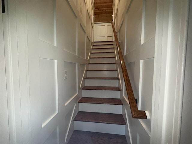 view of stairs