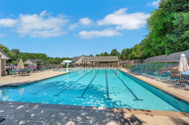 5410 Lenox Park Pl, Buford, GA 30518 - community pool featuring a patio area