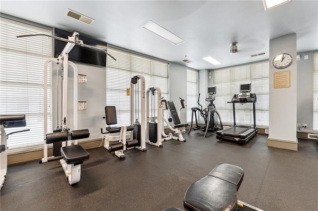 77 Peachtree Pl NE Unit 101, Atlanta, GA 30309 - gym with baseboards