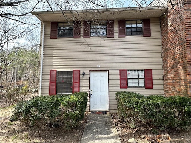 view of front of home