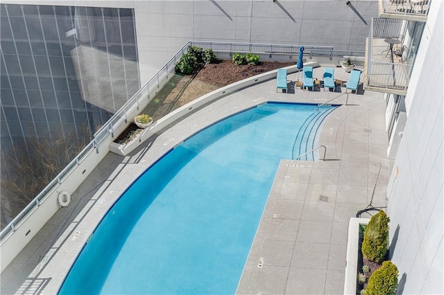 view of pool
