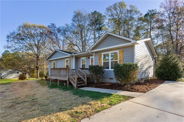 view of front of home