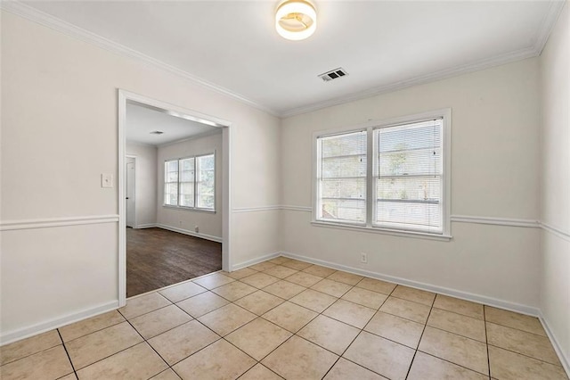 3723 Glenwood Rd, Decatur, GA 30032 - empty room with light tile patterned flooring, crown molding, and baseboards