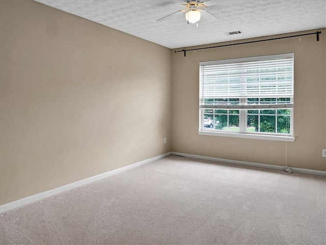 3725 Crescent Walk Ln, Suwanee, GA 30024 - unfurnished room featuring light carpet, ceiling fan, and a textured ceiling