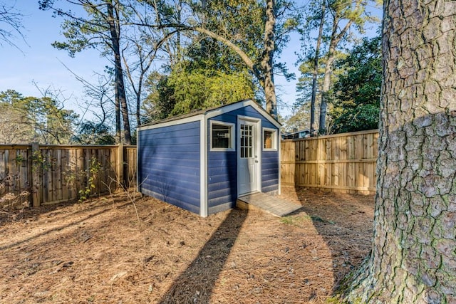 view of outbuilding