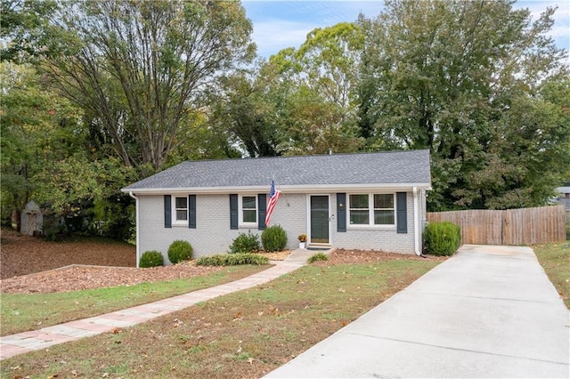 view of front of property