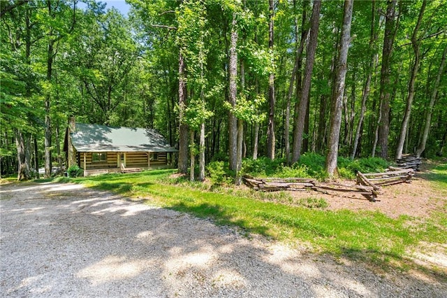 1975 Mack Rd, Douglasville, GA 30135 - view of yard with a forest view