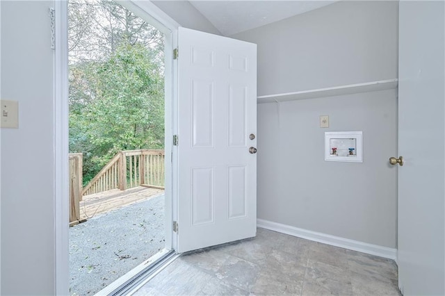 51 Ezzard St, Lawrenceville, GA 30046 - washroom featuring washer hookup and baseboards