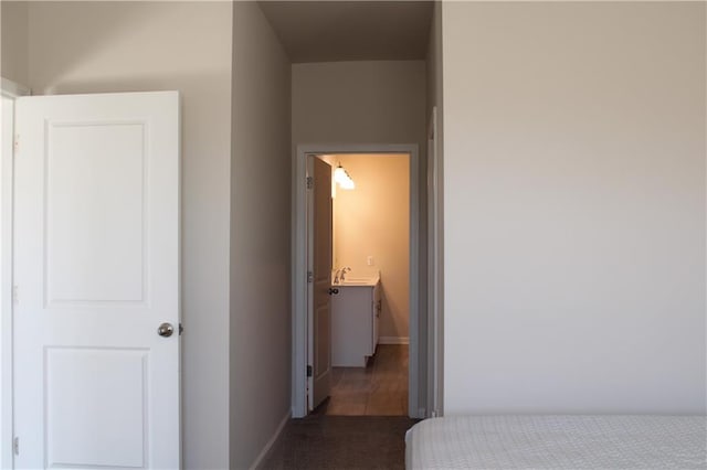 bedroom with ensuite bathroom