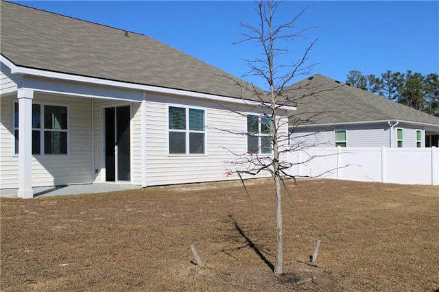 view of rear view of house