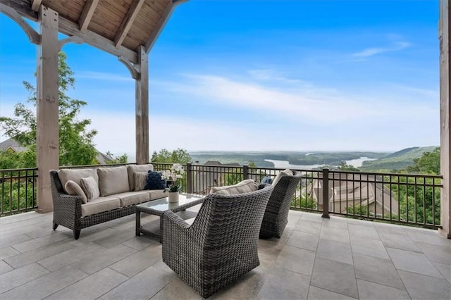 89 Somerset Ln, Cartersville, GA 30121 - view of patio with an outdoor living space